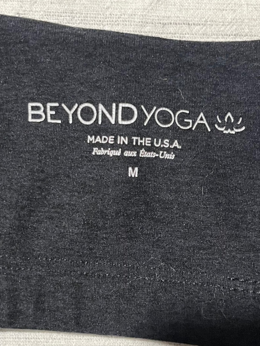 Beyond Yoga Spacedye Refocus Cropped Tank Black - Picture 6 of 6